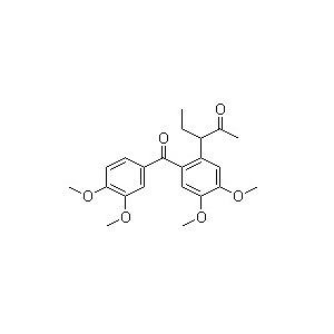 3-[2-(3,4-dimethoxy-benzoyl)-4,5-dimethoxy-phenyl]-pentan-2-one