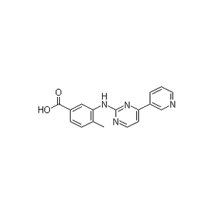 4-Methyl-3-[[4-(3-pyridinyl)-2-pyrimidinyl]amino]benzoic acid